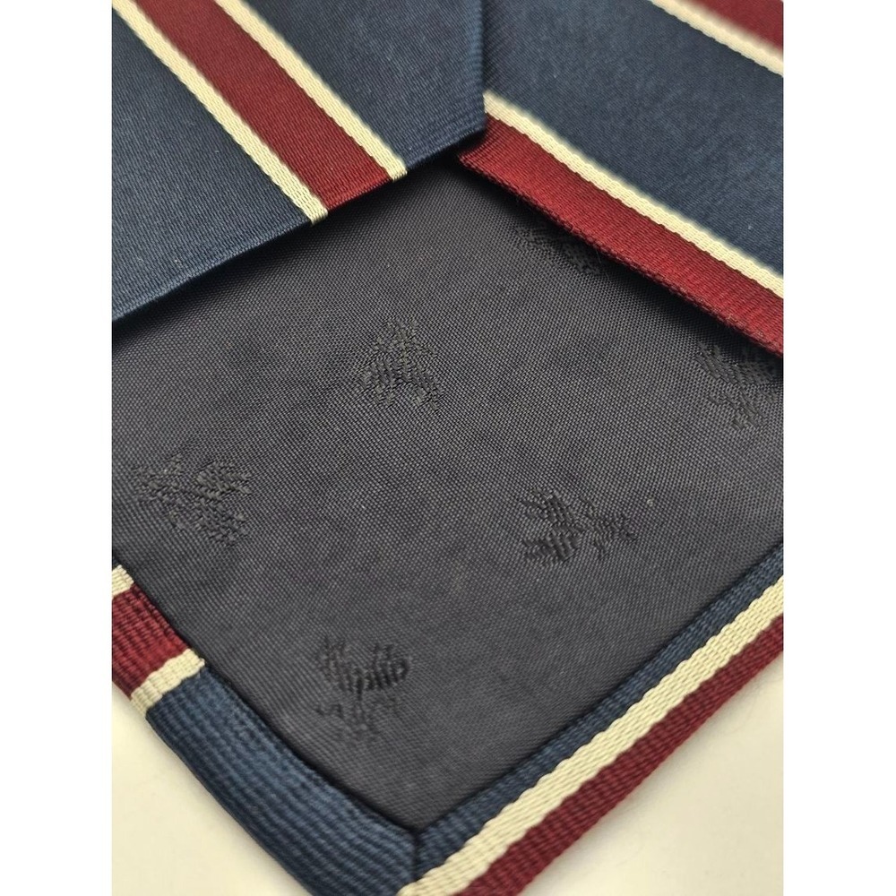 Brooks Brothers Blue Striped Silk Neck Tie-USA Preppy - Picture 5 of 5
